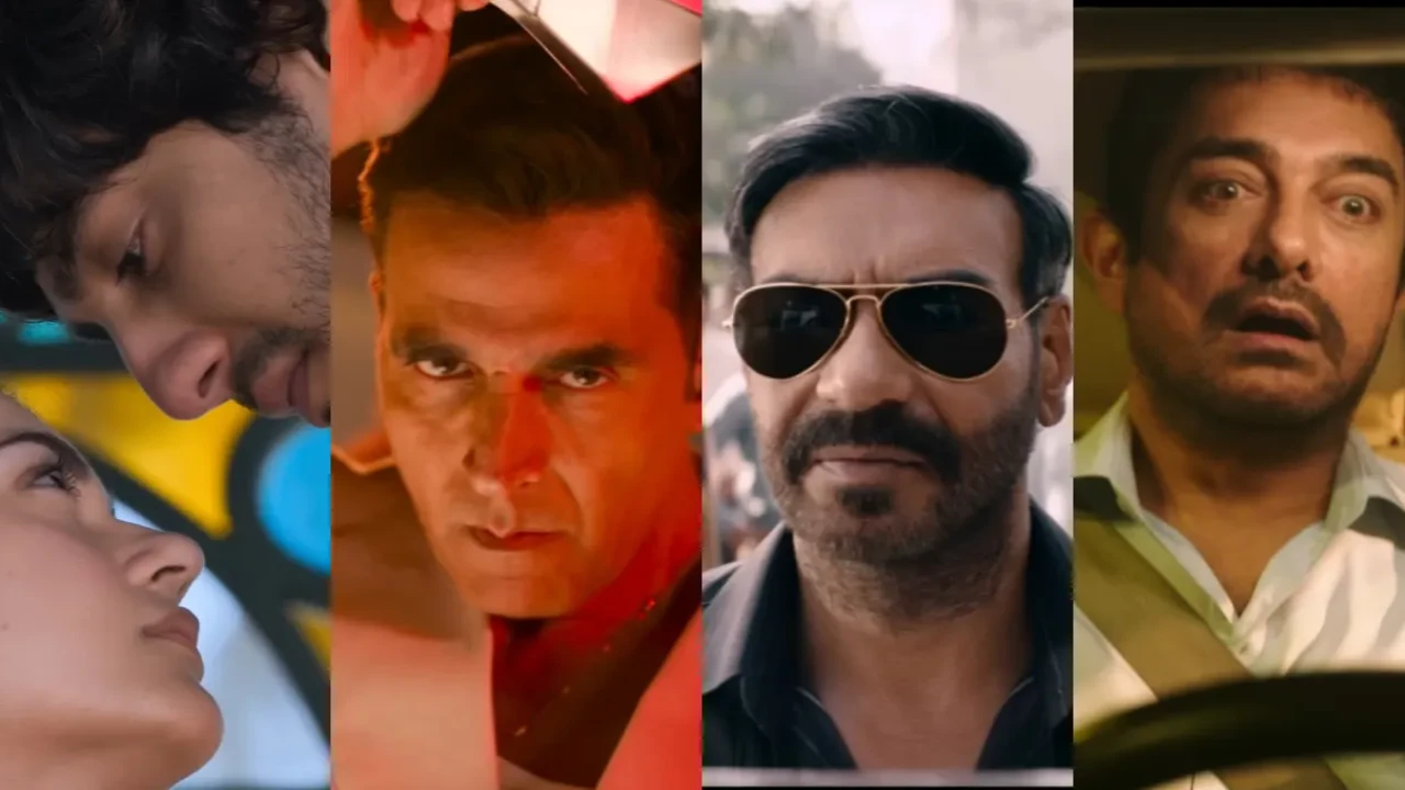 Saiyaara crosses the lifetime total of Housefull 5, Raid 2 and Sitaare Zameen Par in 1 week flat (Credit: Yrf, T-Series, NGE, AKP) Ahaan Panday, Aneet Padda, Akshay Kumar, Ajay Devgn, Aamir Khan
