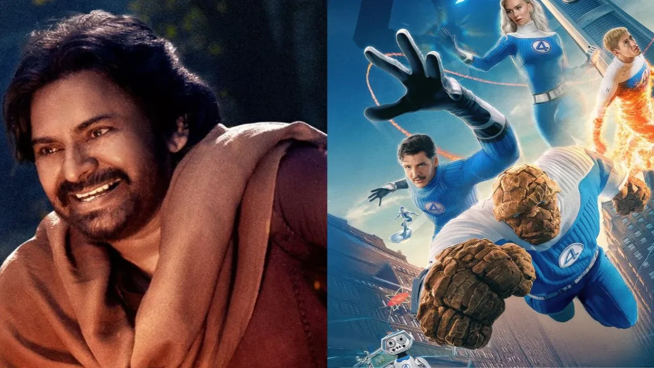 6 Movies releasing in theaters this week: Hari Hara Veera Mallu, The Fantastic Four and more (Credits: Mega Surya Entertainment, Marvel Studios) Pawan kalyan, Pedro Pascal