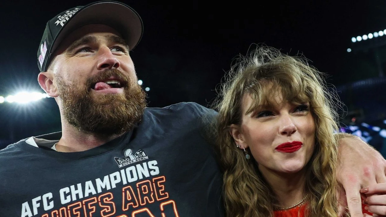 Travis Kelce and Taylor Swift (via Getty Images) (Image Courtesy: Getty Images)
