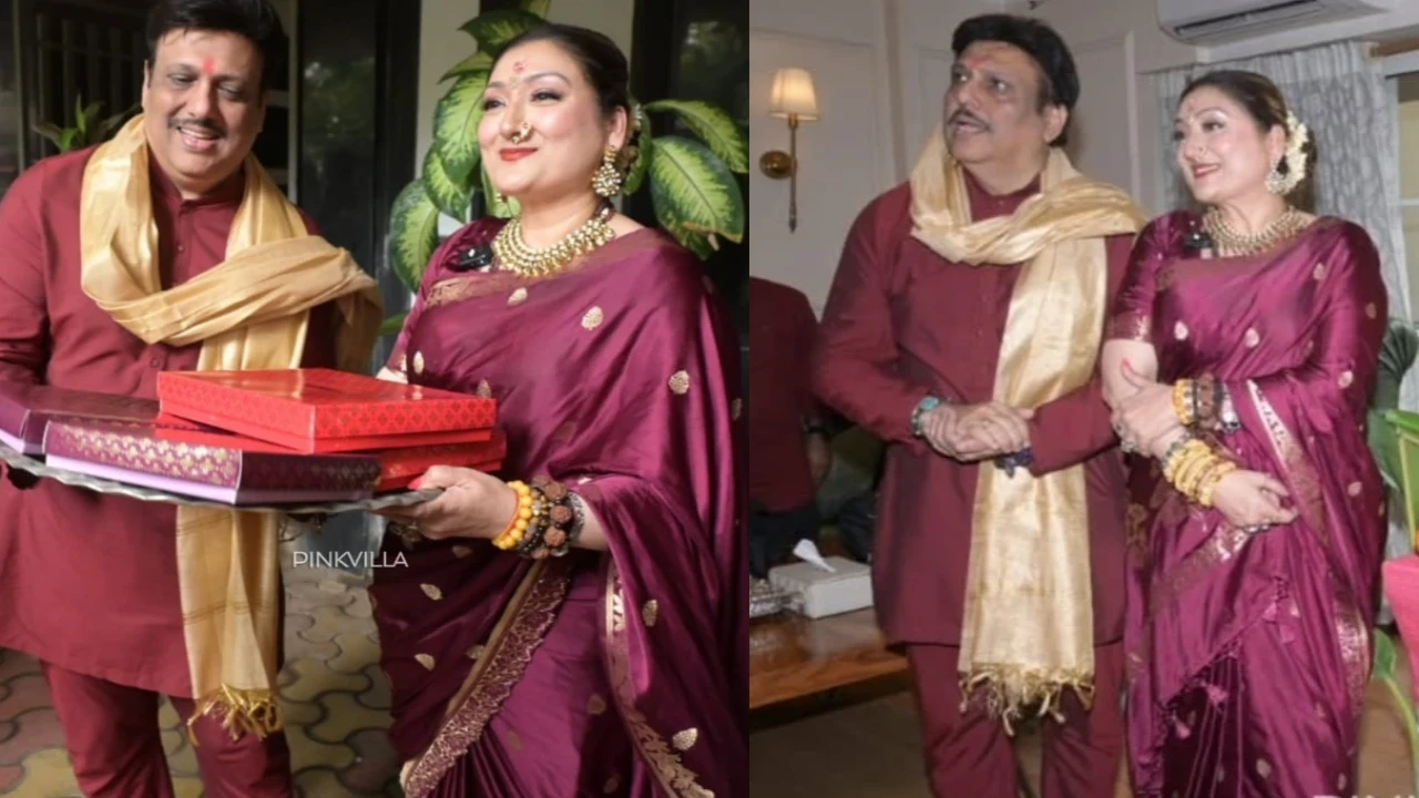 Amid divorce rumors, Govinda and wife Ssunita show united front on Ganesh Chaturthi (PC: APH) Amid divorce rumors, Govinda and wife Ssunita show united front on Ganesh Chaturthi
