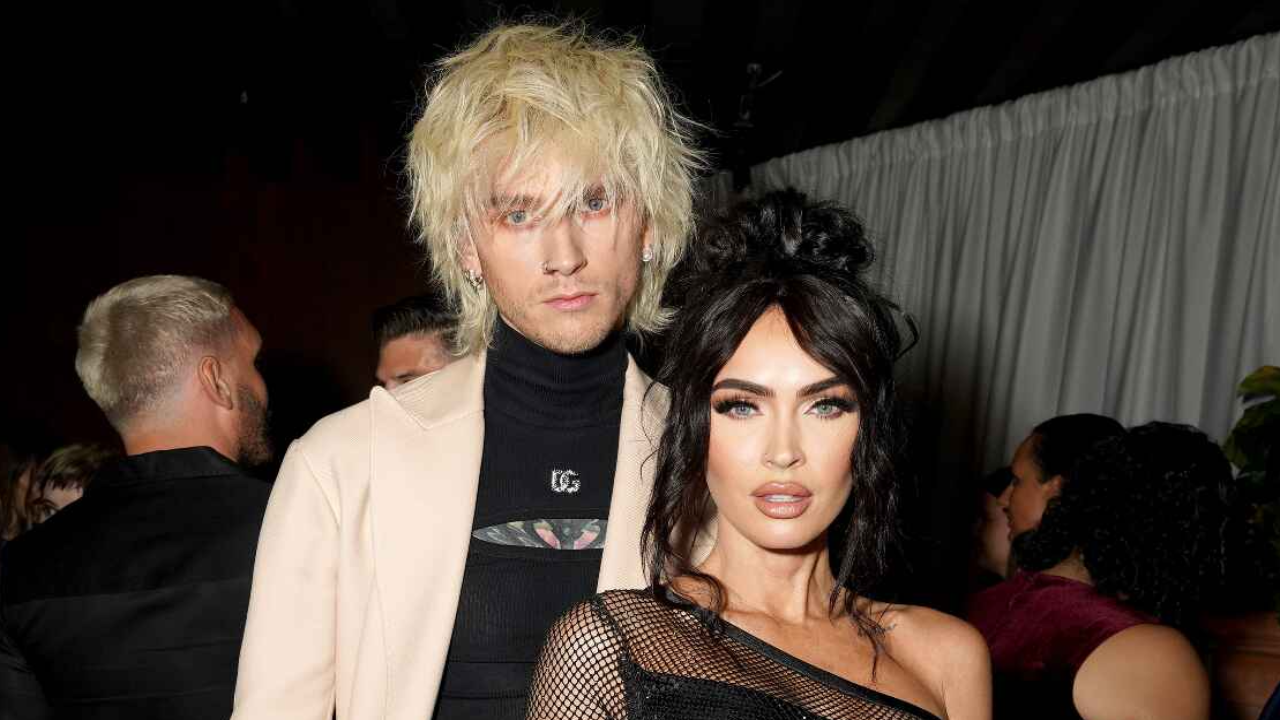 Machine Gun Kelly and Megan Fox via Getty Images Getty Images