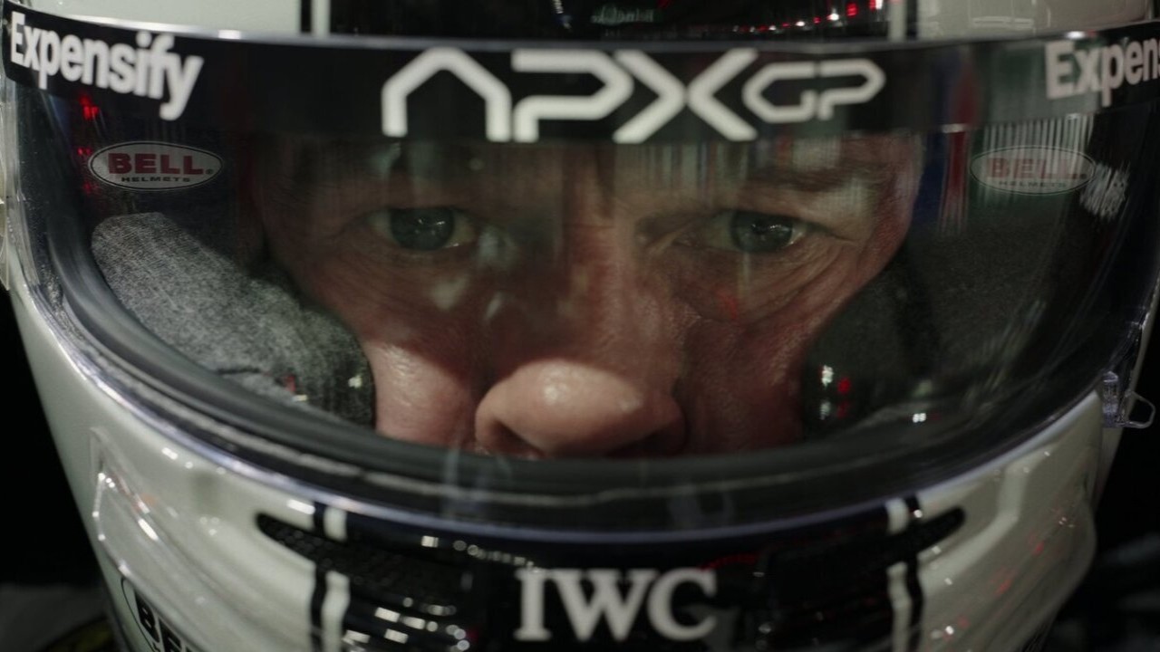 Brad Pitt in F1 The Movie (image courtesy of Warner Bros) F1 The Movie,