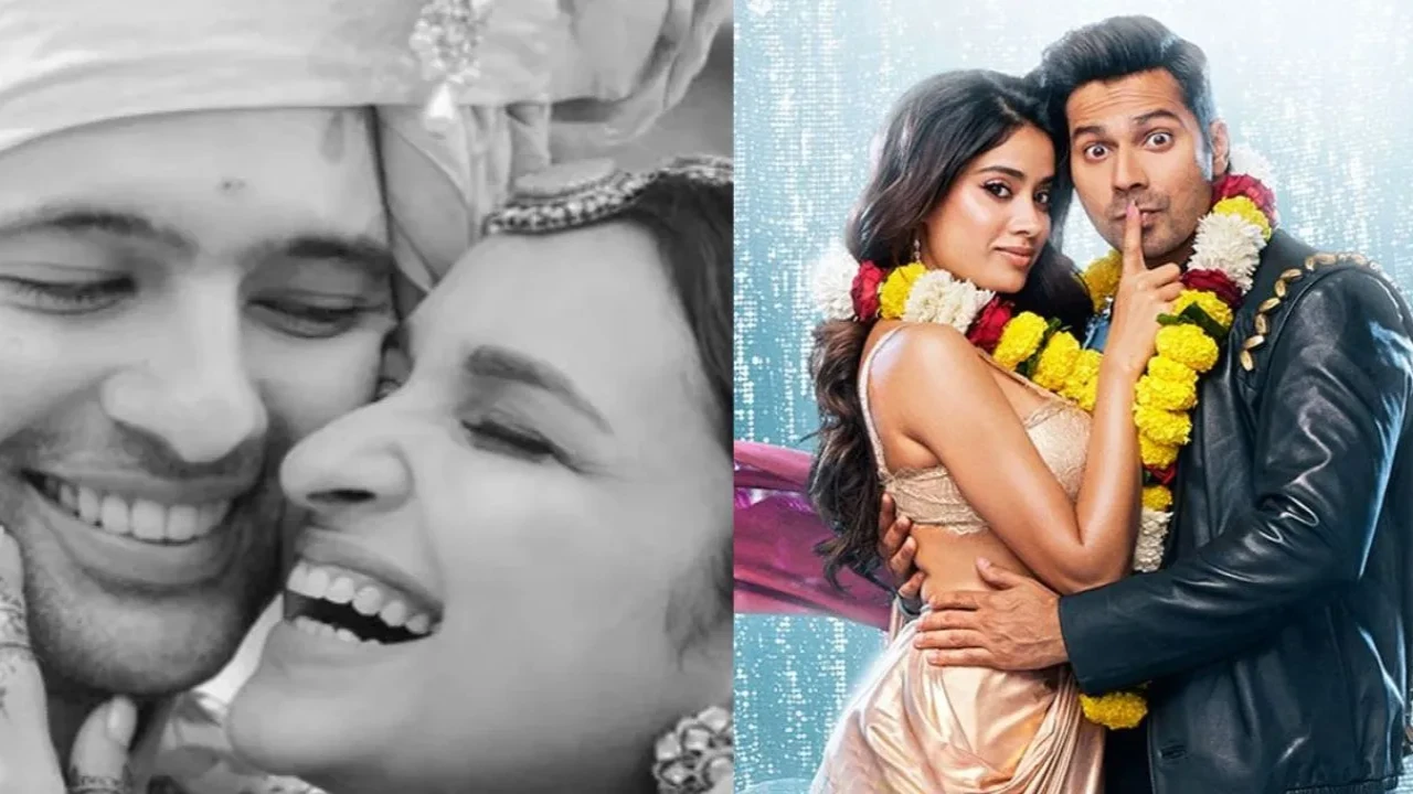 Newswrap, August 25: Parneeti Chopra announces pregnancy to Varun Dhawan and Janhvi Kapoor’s movie update (Credits: Parineeti Chopra's IG, Dharma Productions) Parineeti Chopra, Varun Dhawan, Janhvi Kapoor