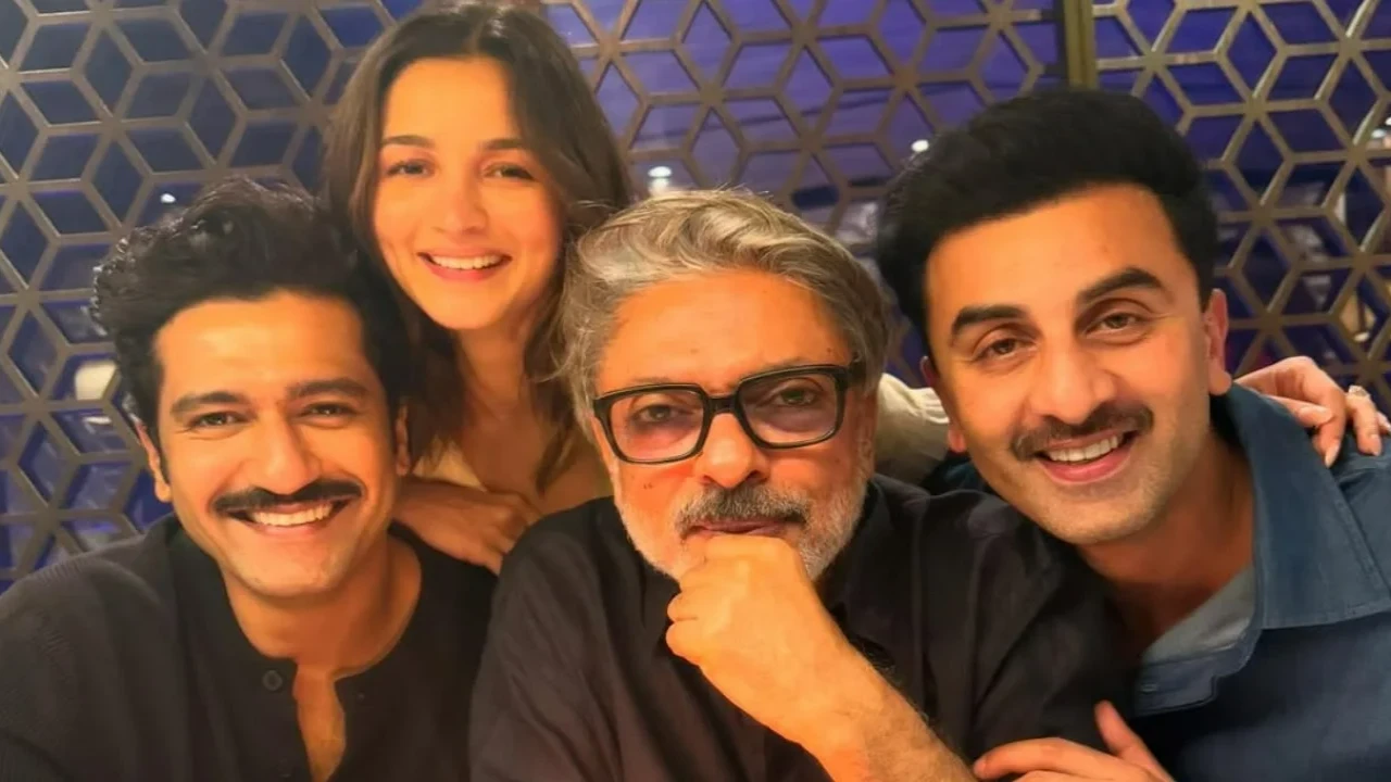 Love & War first look to release on September 28? (Pic Credit: Alia Bhatt Instagram) Ranbir Kapoor, Alia Bhatt, Vicky Kaushal, Sanjay Leela Bhansali