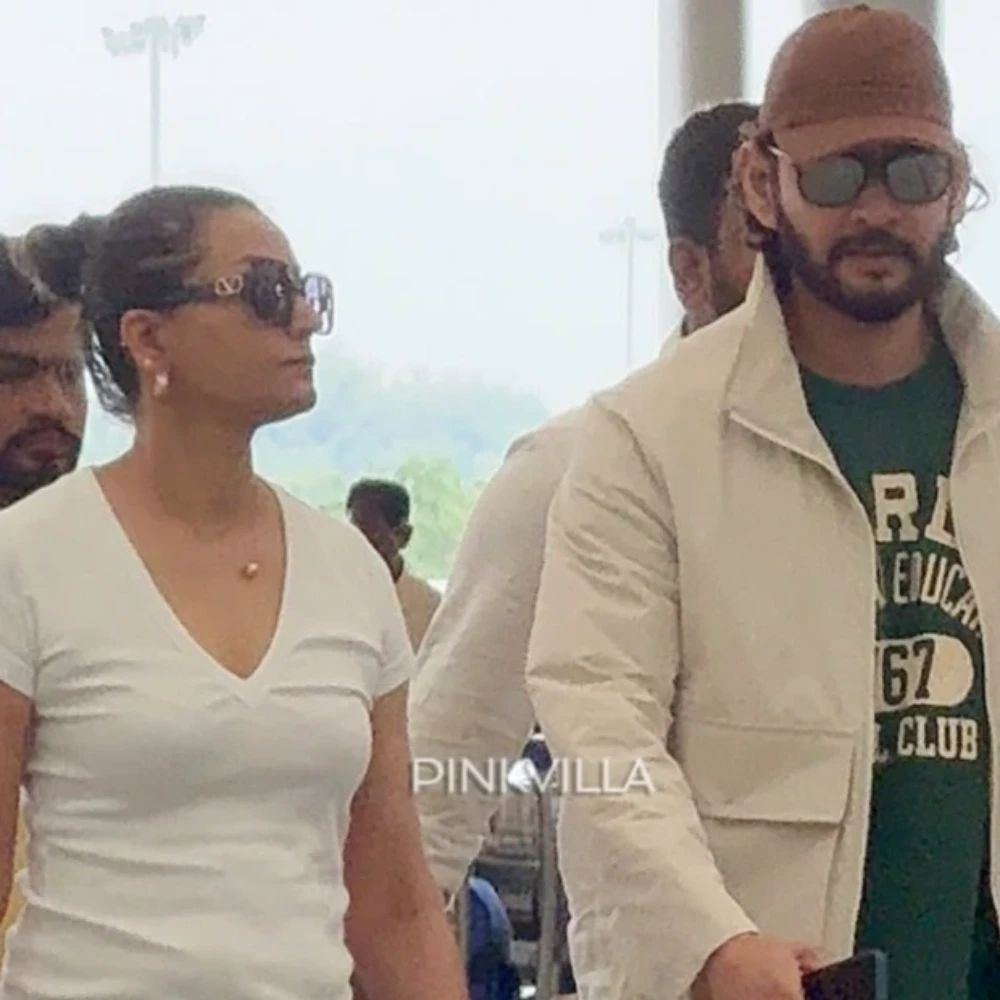 Mahesh Babu and wife Namrata Shirodkar clicked at airport in style, fans can’t keep calm for SSMB29  Mahesh Babu and wife Namrata Shirodkar clicked at airport in style, fans can’t keep calm for SSMB29