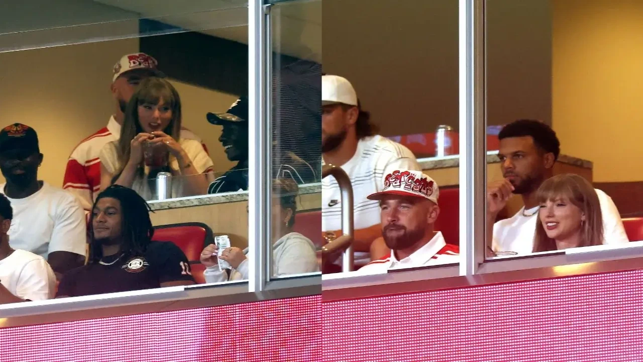 Taylor Swift, Travis Kelce: courtesy of Getty Images Taylor Swift, Travis Kelce: courtesy of Getty Images