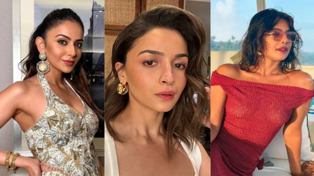 Rakul Preet Singh and Alia Bhatt and Priyanka Chopra Jonas (via Instagram) (Image Courtesy: Instagram)