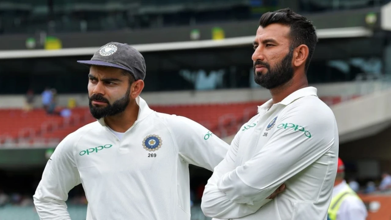 Virat Kohli and Cheteshwar Pujara (via Getty Images) (Image Courtesy: Getty Images)