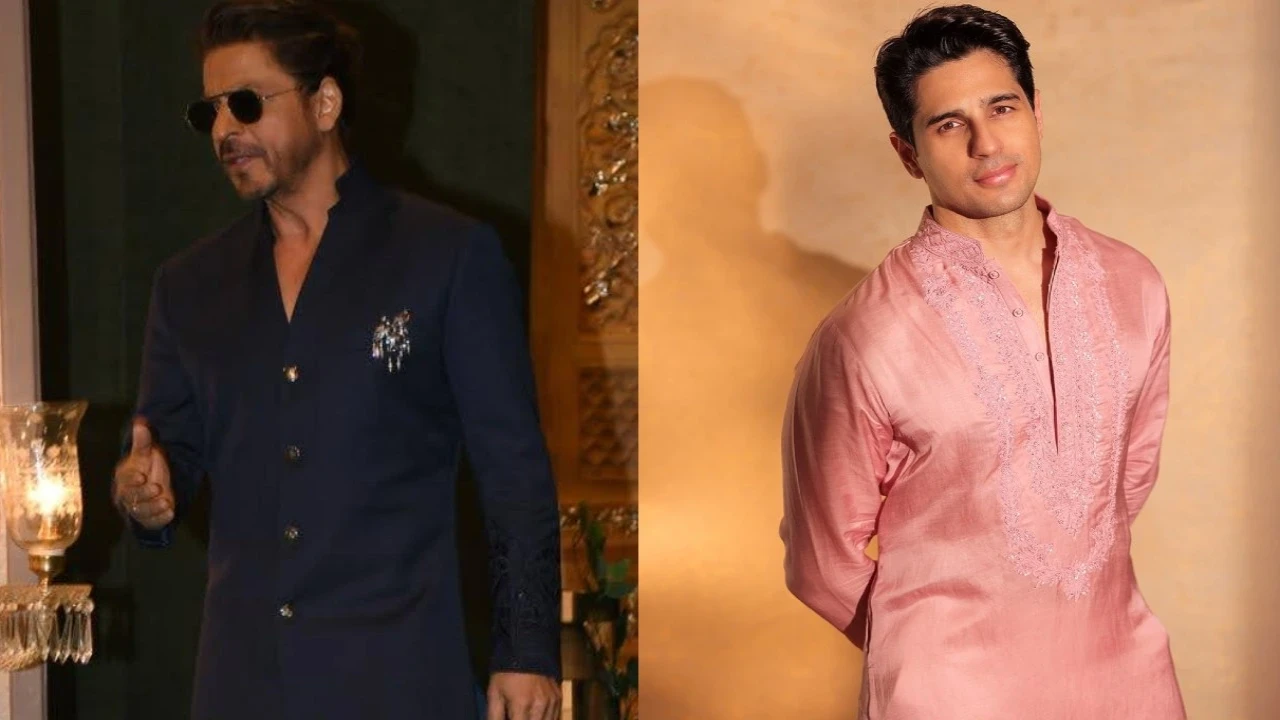 Pic credit: Sidharth Malhotra Instagram/ Pinkvilla 5 stylish looks for men ft. Shah Rukh Khan, Sidharth Malhotra and more to make you shine during Ganapati celebrations