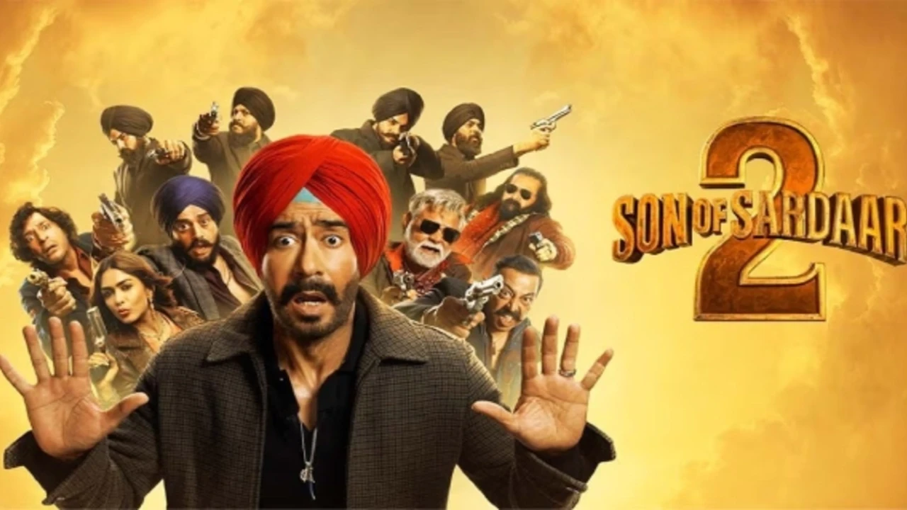 Son Of Sardaar 2 is an unfunny follow-up to the very refreshing Son Of Sardaar (Credit: Devgn Films) Ajay Devgn, Mrunal Thakur