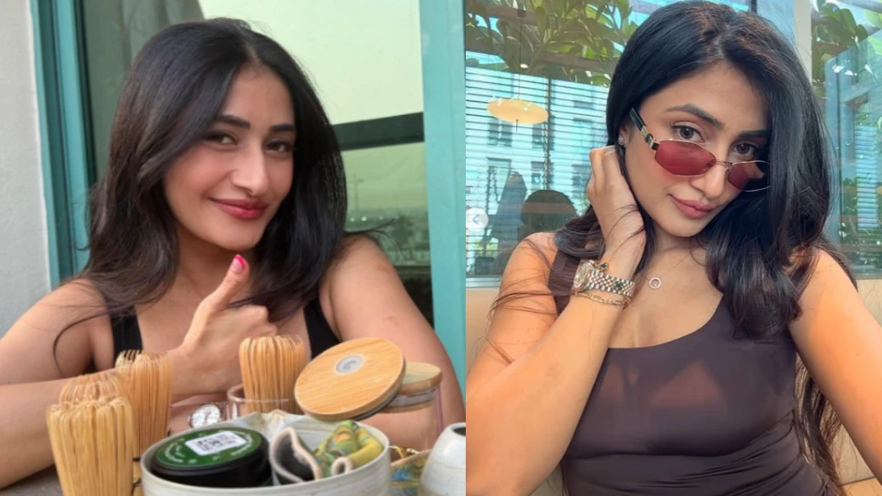 Picture credit: Dhanashree Verma Instagram Make perfect classic matcha in 5-minute in Dhanashree Verma’s Dubai style