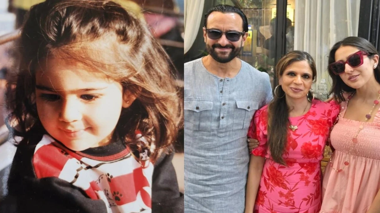 11 THEN vs NOW pictures of Sara Ali Khan as she celebrates her 30th birthday. Picture courtesy: Saba Ali Khan/Instagram 11 then vs now pics of Sara Ali Khan: Transformation from a little poser to journey of being an actor