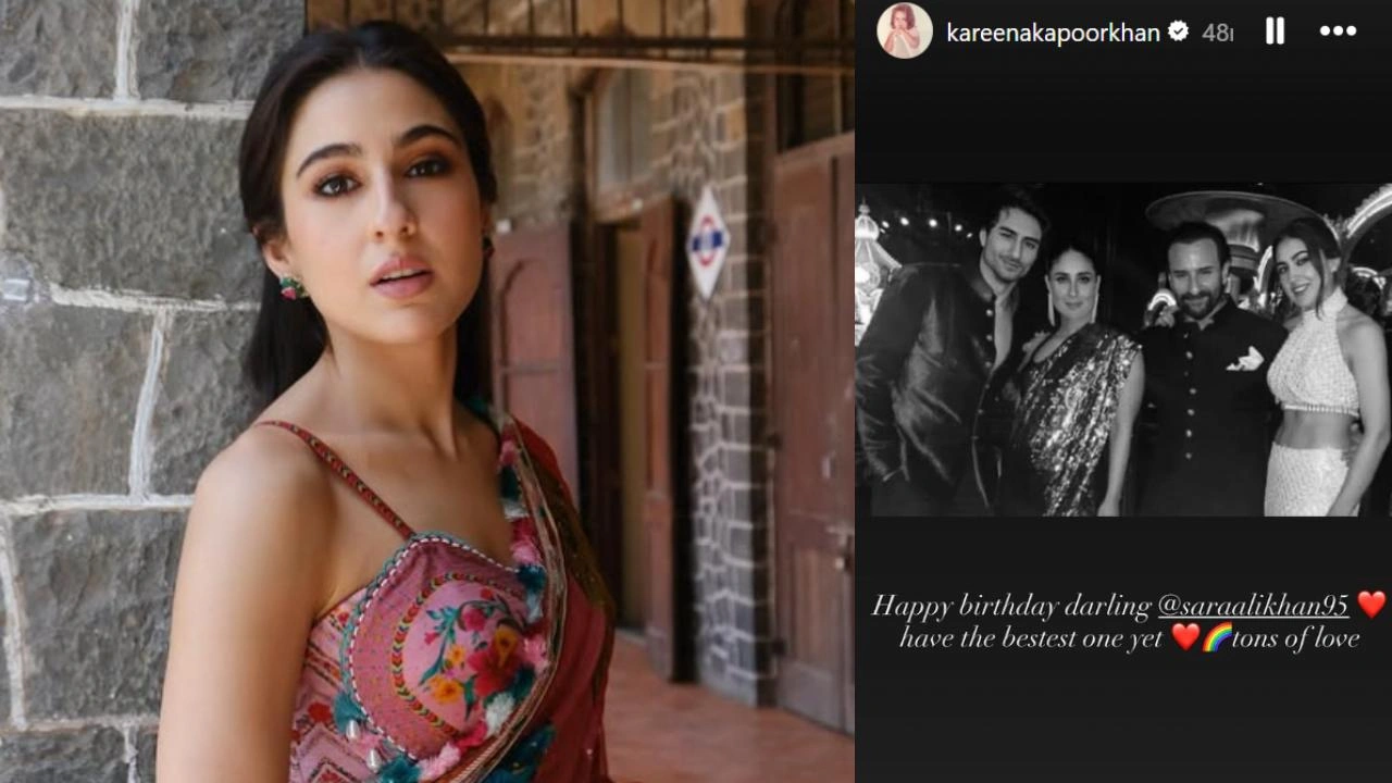 Kareena Kapoor Khan wishes Sara Ali Khan on her birthday. Picture courtesy: Sara Ali Khan/Instagram, Kareena Kapoor/Instagram