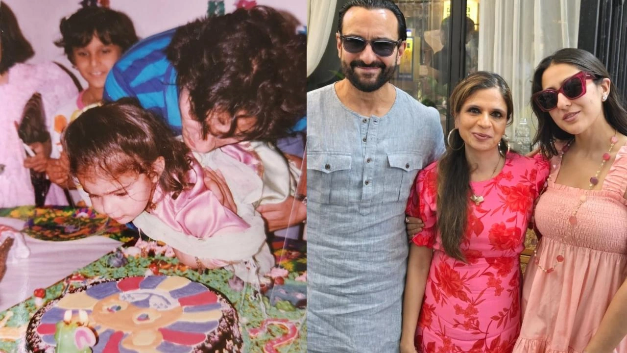 11 THEN vs NOW pictures of Sara Ali Khan. Picture courtesy: Saba Ali Khan/Instagram