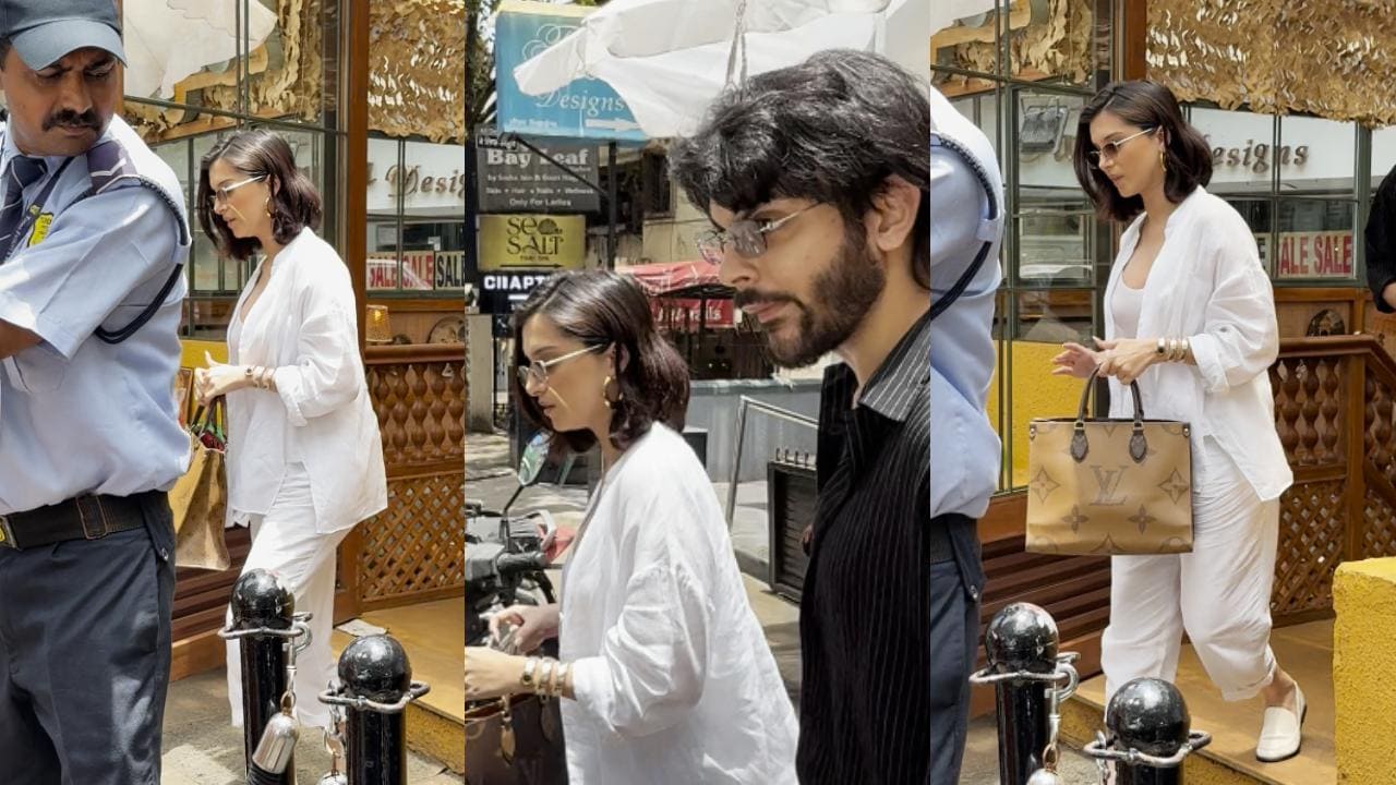 Veer Pahariya takes rumored girlfriend Tara Sutaria on a romantic lunch date in Mumbai. Picture courtesy: APH Images