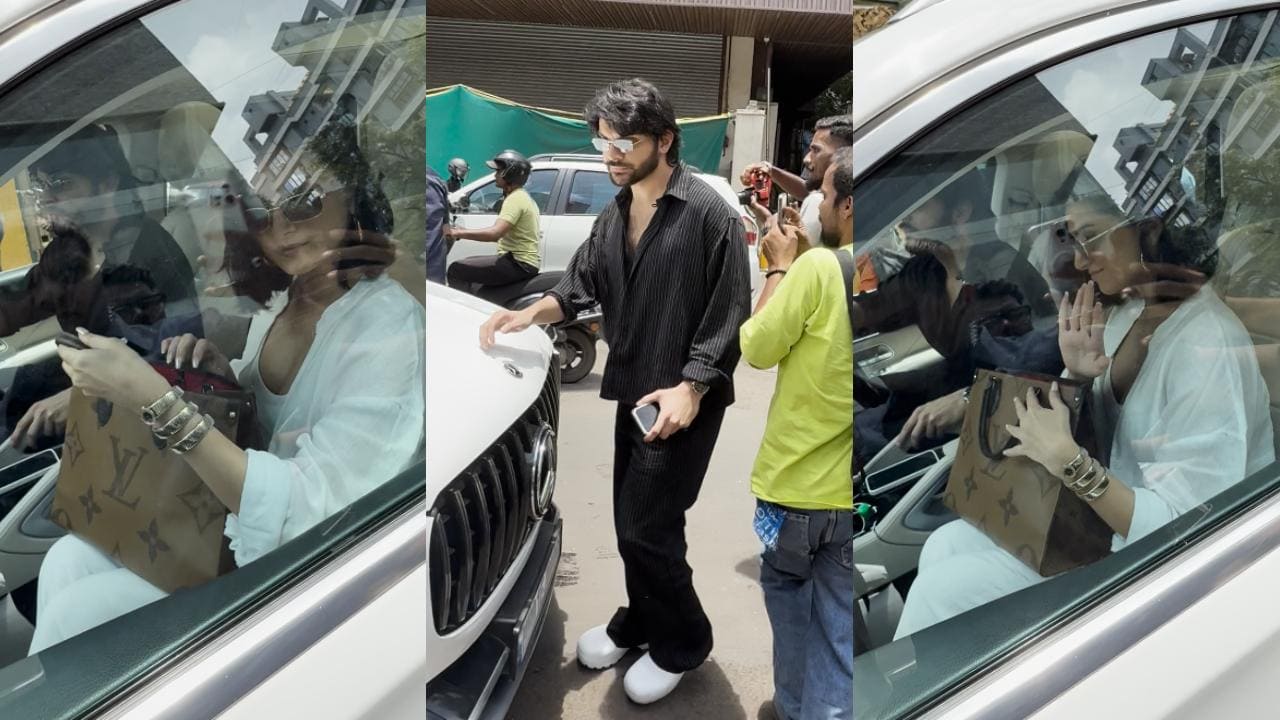 Veer Pahariya takes rumored girlfriend Tara Sutaria on a romantic lunch date in Mumbai. Picture courtesy: APH Images