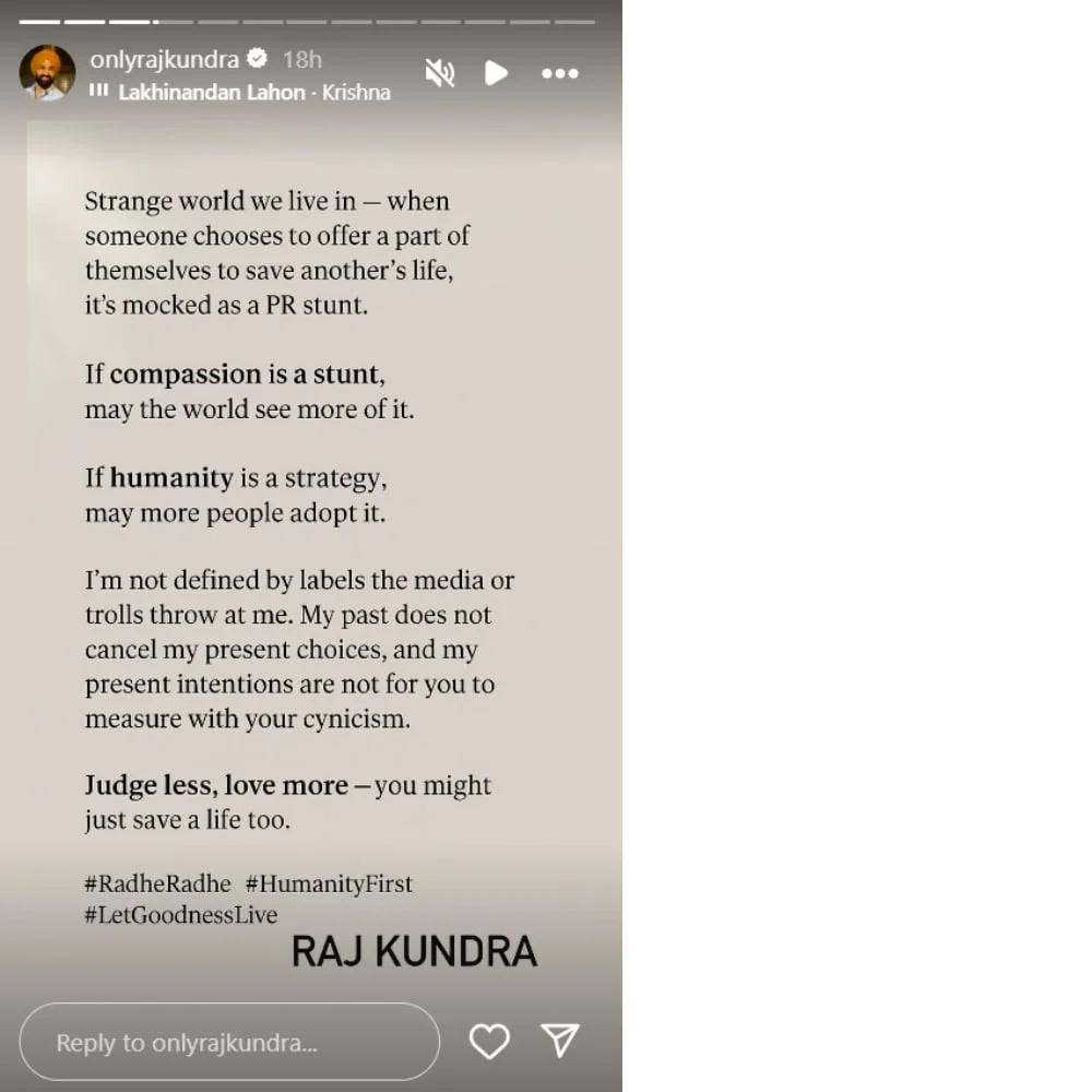 Raj Kundra statement 