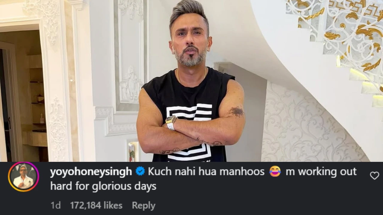 'Kuch nahi hua manhoos': Honey Singh replies to a fan worrying about his health and weight loss