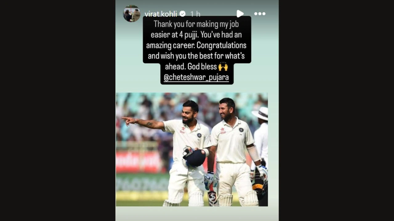 Virat Kohli's Instagram Story
