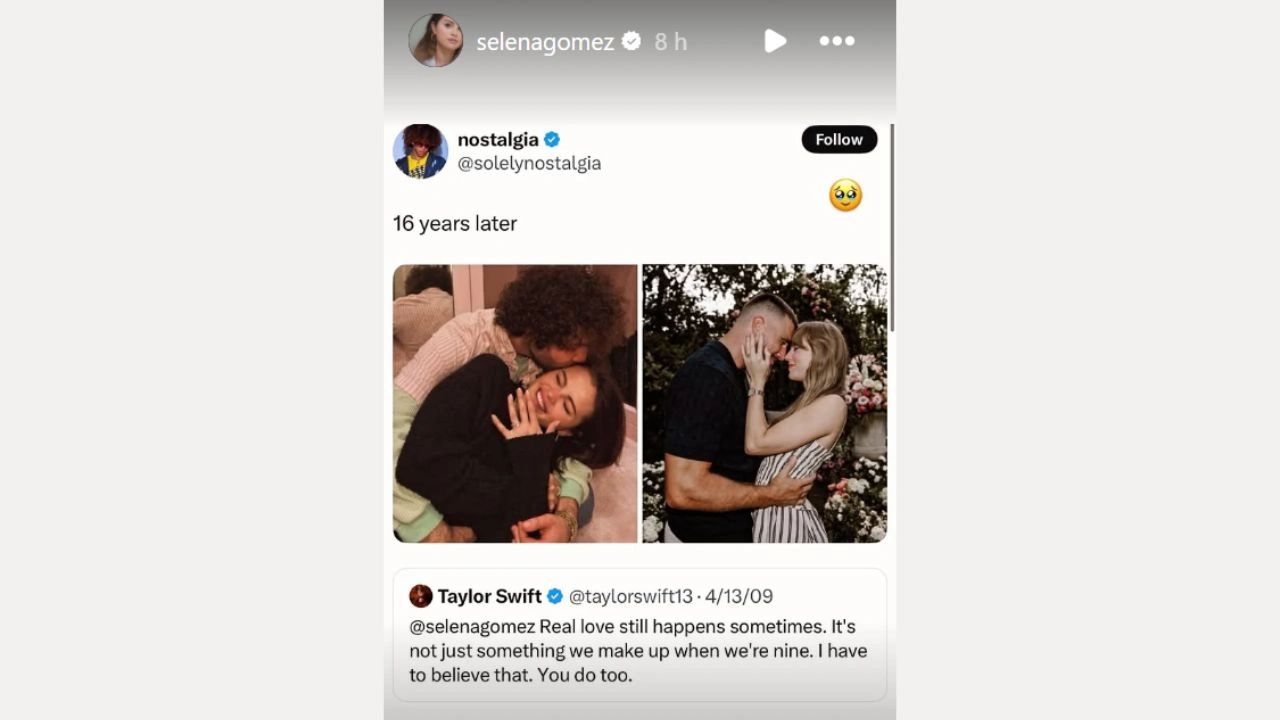 Selena Gomez's Instagram Story