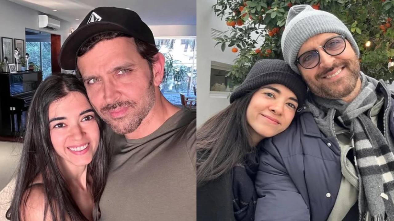 Hrithik Roshan and Saba Azad (via Instagram/Saba Azad) (Image Courtesy: Instagram)