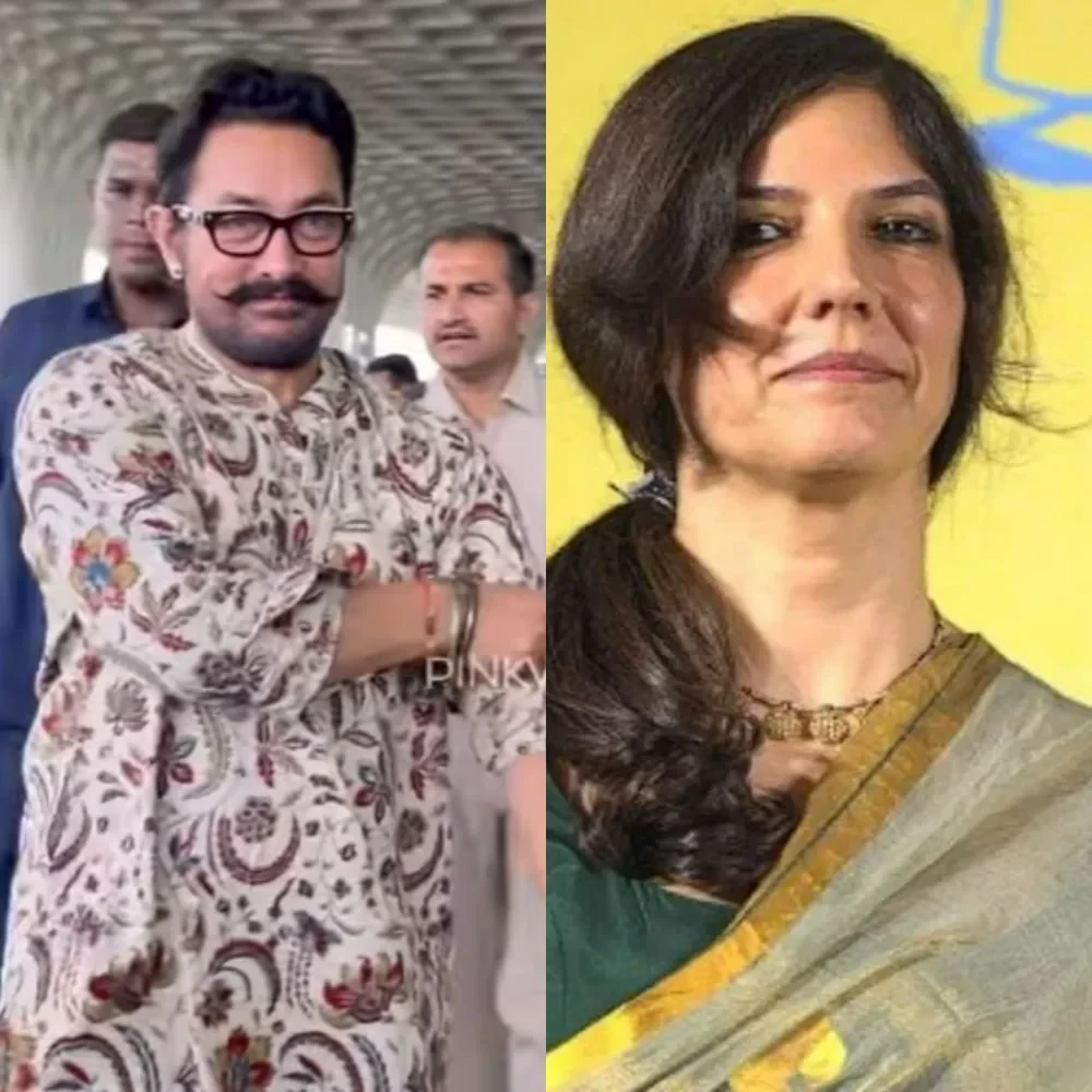WATCH: Aamir Khan clicked at Mumbai airport as he leaves with girlfriend Gauri Spratt for a romantic vacation