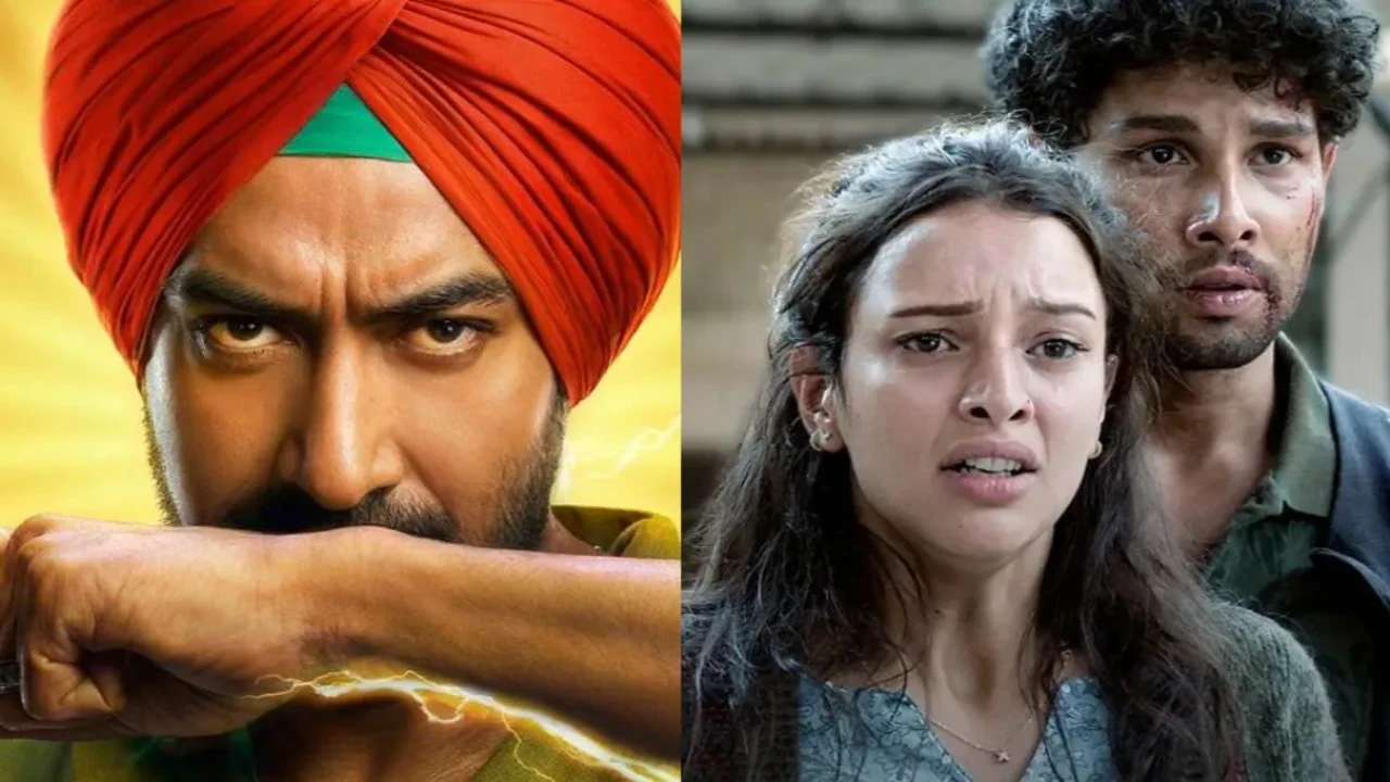 Son of Sardaar 2 and Dhadak 2 Box Office: Siddhant Chaturvedi-Triptii Dimri's film lags behind, earns less than half of Ajay Devgn's sequel (Credits: Devgn Films, Dharma Productions) Ajay Devgn, Siddhant Chaturvedi, Triptii Dimri