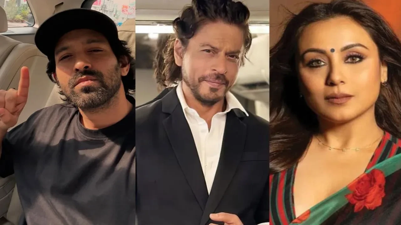 71st National Film Awards: Vikrant Massey comments on sharing ‘Best Actor’ title with Shah Rukh Khan, Rani Mukerji (Credits: Vikrant Massey, SRK Rani Mukerji) Vikrant Massey, SRK, Rani Mukerji