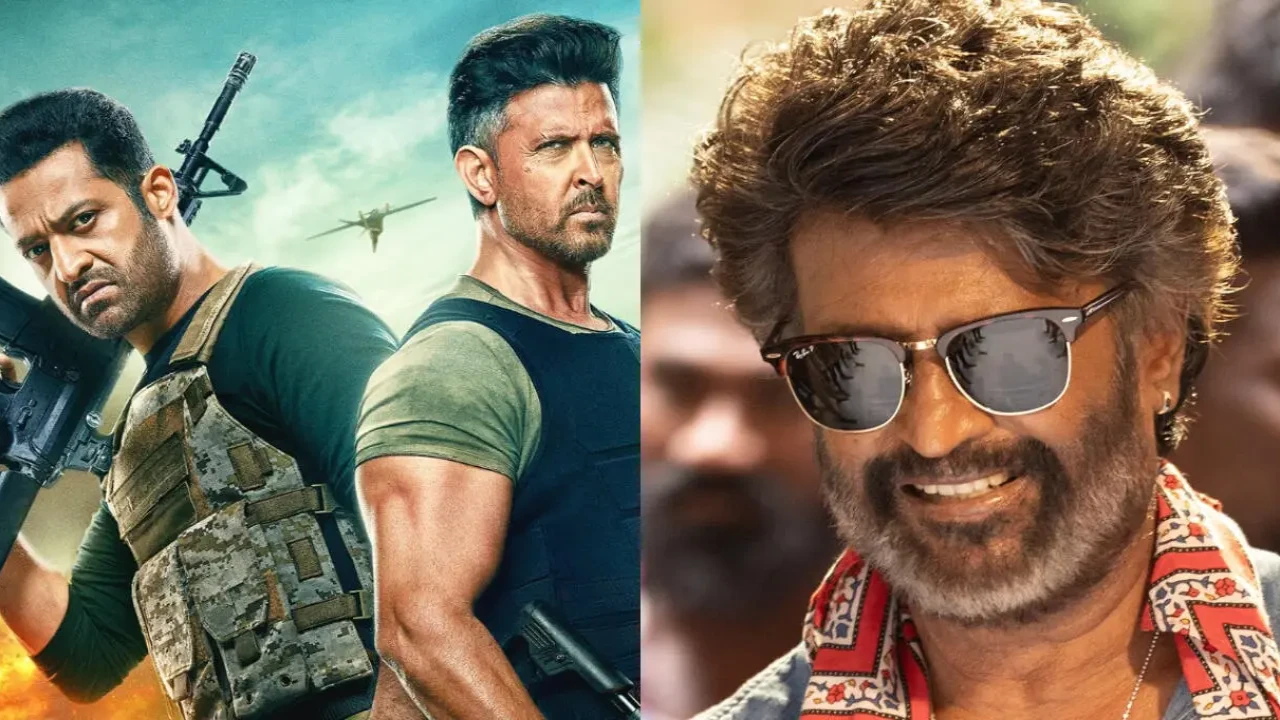 Coolie and War 2 pack a day 1 India gross of Rs 135 crore (Credit: YRF, Sun Pictures) Hrithik Roshan, Jr NTR, Rajinikanth
