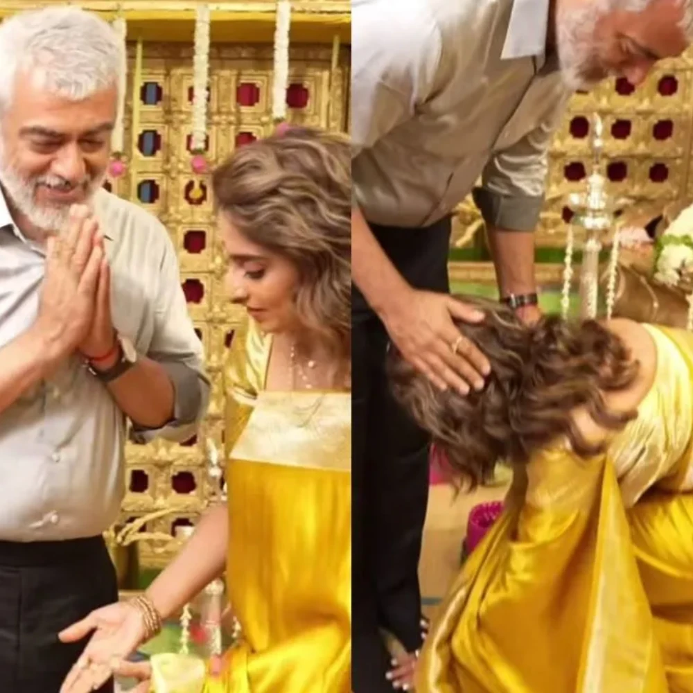 Ajith Kumar’s wife Shalini touches his feet in a heartwarming video, fans comment