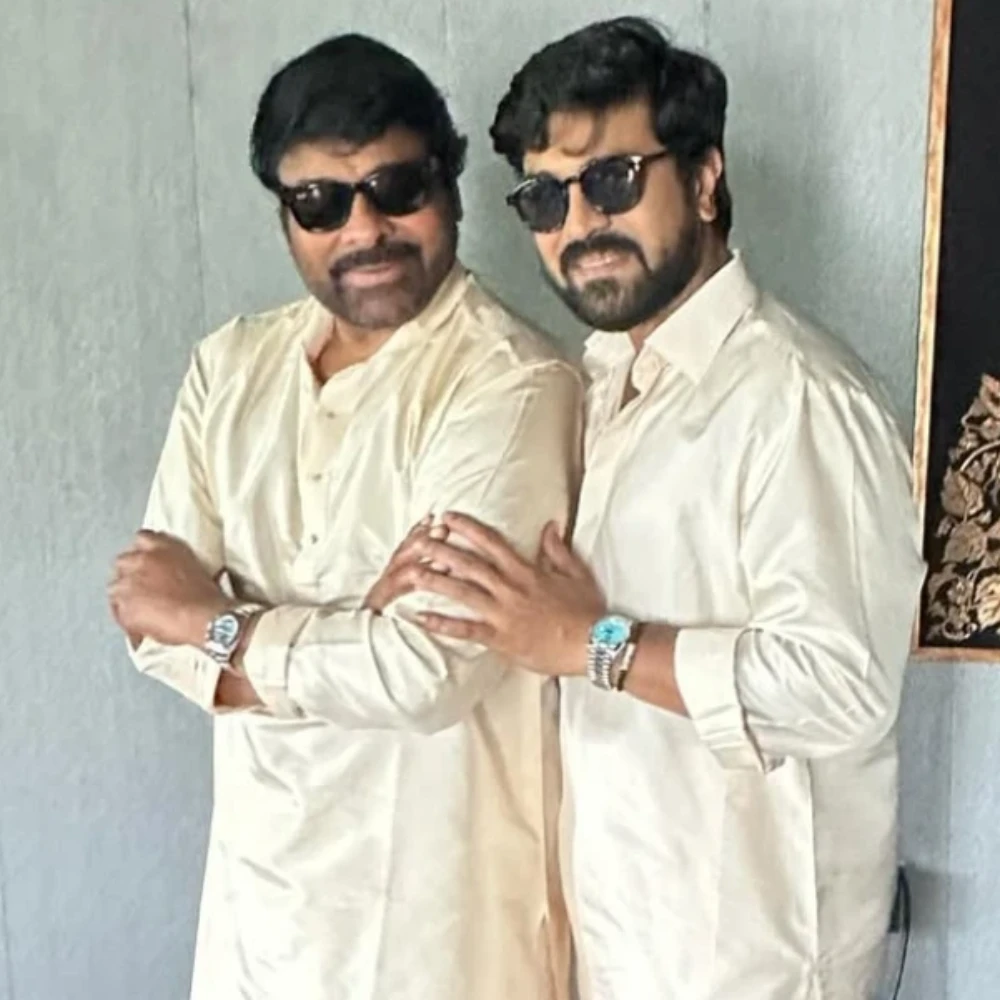 Ram Charan touches Chiranjeevi’s feet in heartwarming birthday video: ‘At 70, you are growing younger’