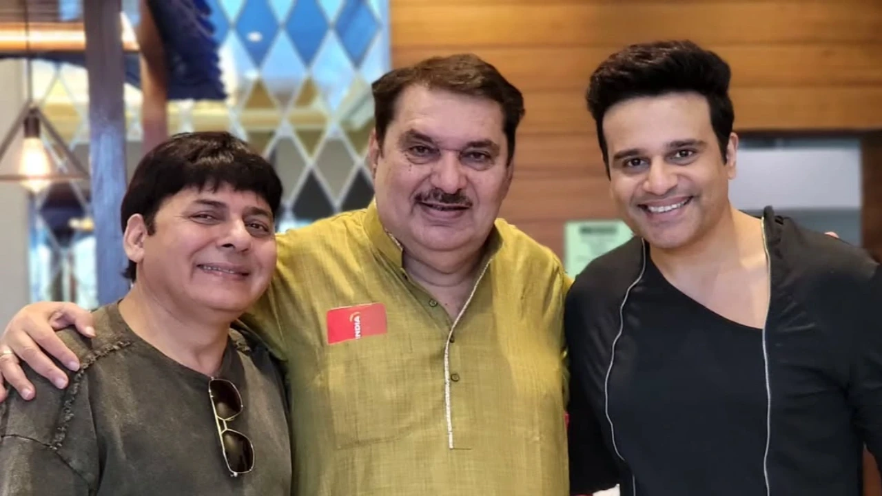 Sudesh Lehari, Raza Murad, and Krushna Abhishek via Instagram Instagram