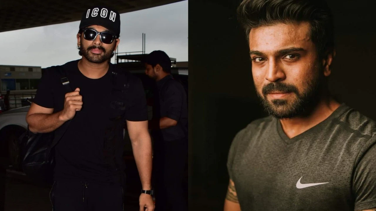 Pic credit: Pinkvilla Allu Arjun reaches Hyderabad as grandmother Allu Kanakaratnam Garu passes away, Ram Charan cancels Peddi shoot