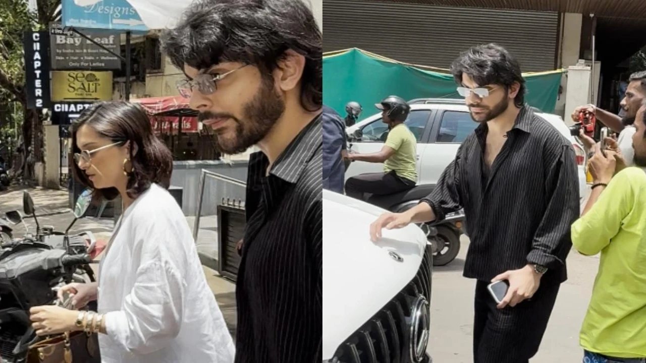 Rumored lovebirds Tara Sutaria and Veer Pahariya step out on a lunch date in Mumbai. Picture courtesy: APH Images Rumored lovebirds Tara Sutaria and Veer Pahariya step out on a lunch date in Mumbai