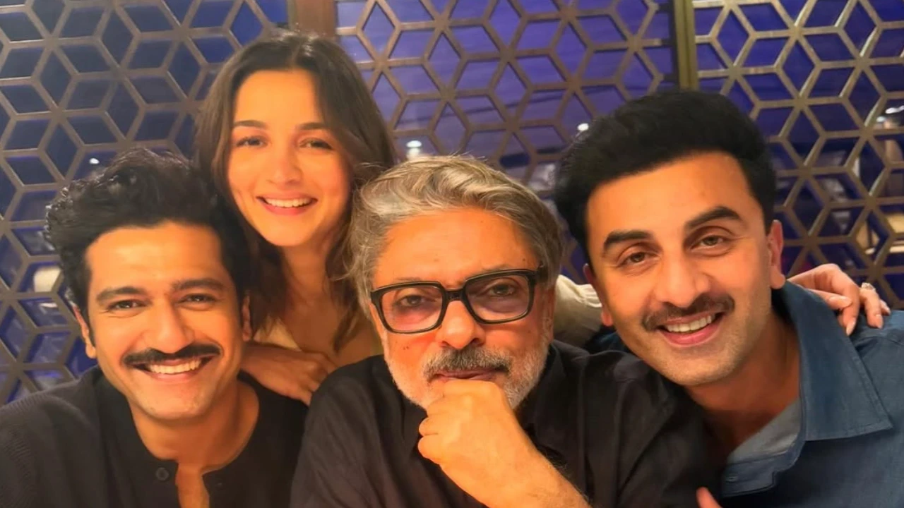 Vicky Kaushal, Alia Bhatt, Sanjay Leela Bhansali and Ranbir Kapoor via Instagram Instagram