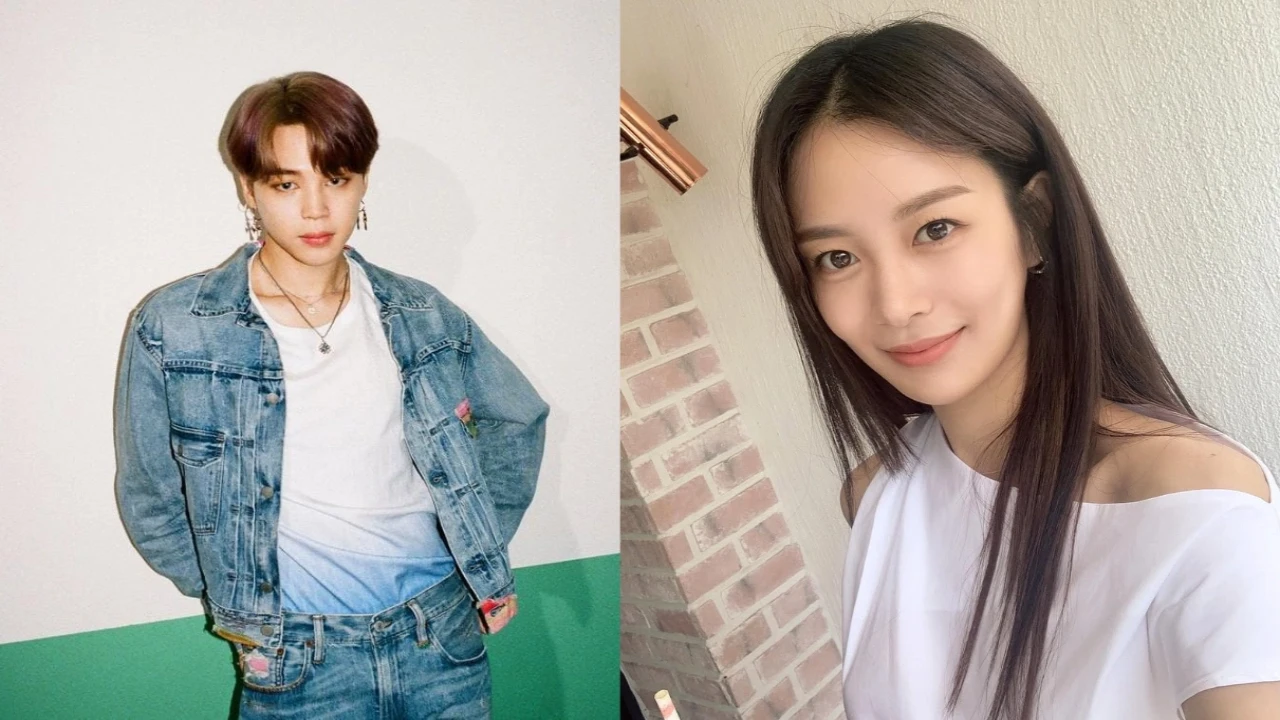 BTS' Jimin and Song Da Eun via BIGHIT MUSIC BIGHIT MUSIC