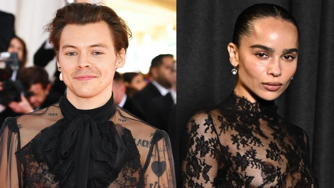 Harry Styles and Zoë Kravitz: courtesy of Getty Images Harry Styles and Zoë Kravitz: courtesy of Getty Images