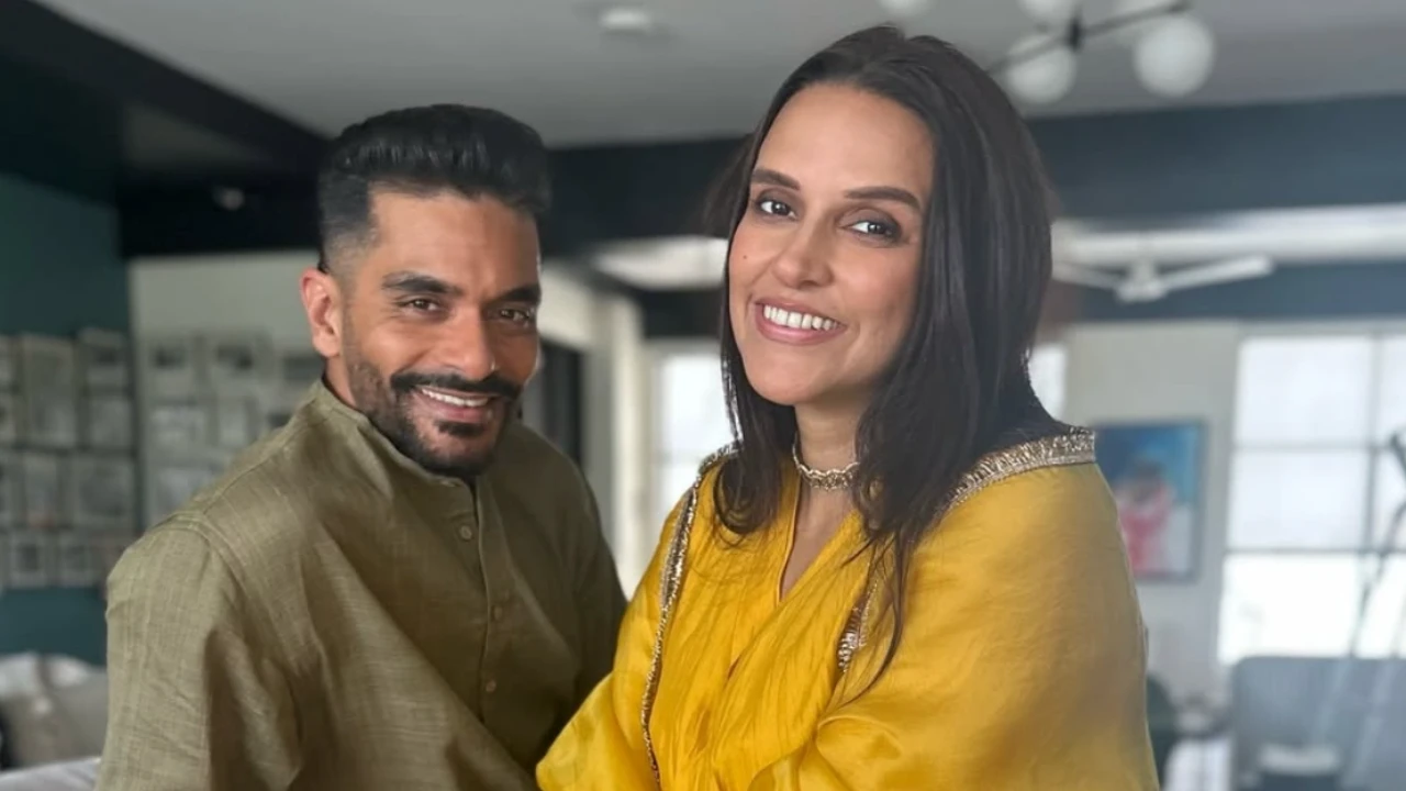Angad Bedi and Neha Dhupia via Instagram Instagram