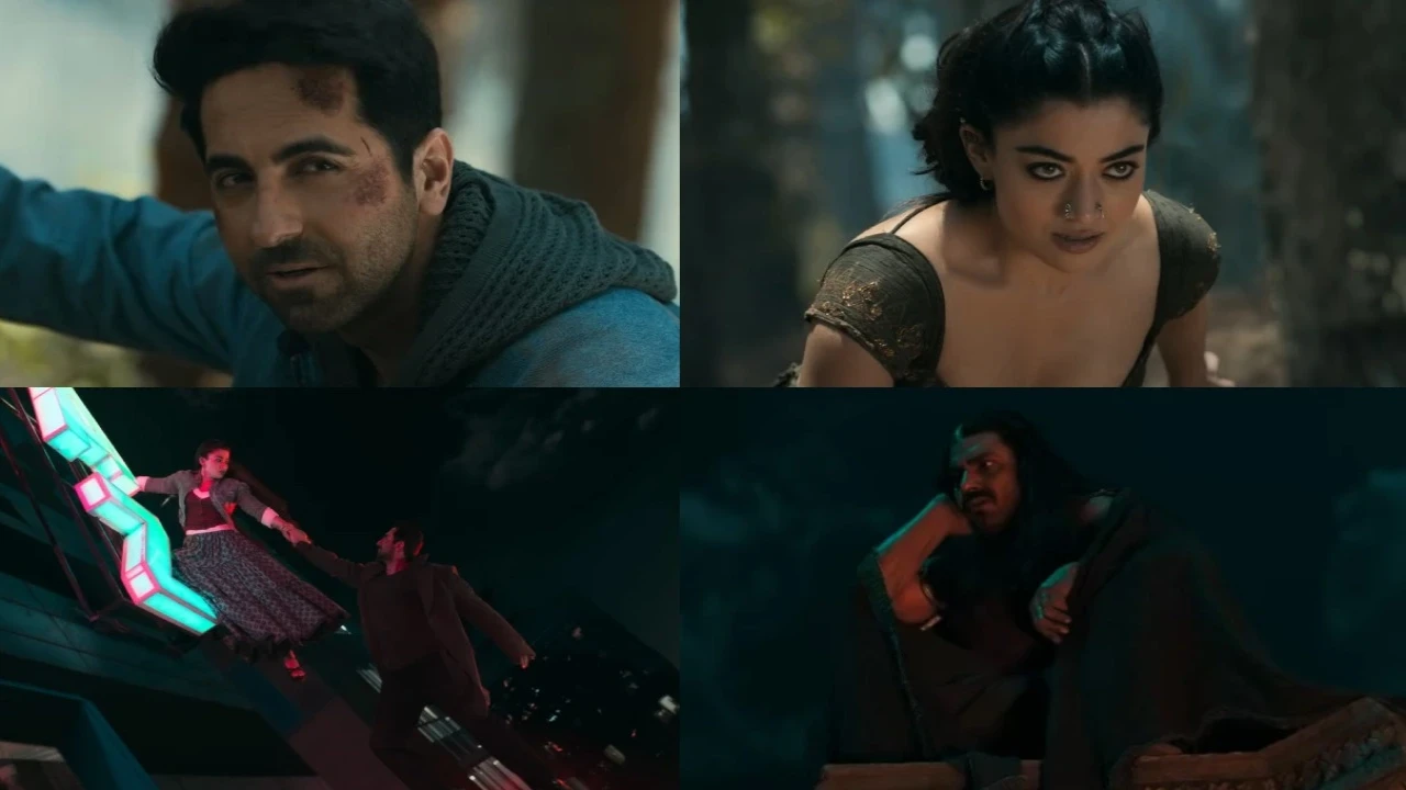 Thama Teaser Out: Ayushmann Khurrana and Rashmika Mandanna lead horror romance packed with 'bloody' tale, Nawazuddin Siddiqui steals the show
