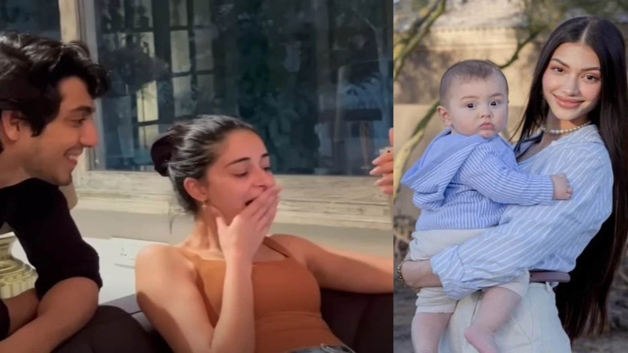 Video: When Ahaan Panday and Ananya gave shocking reaction on video call to Alanna on her pregnancy news