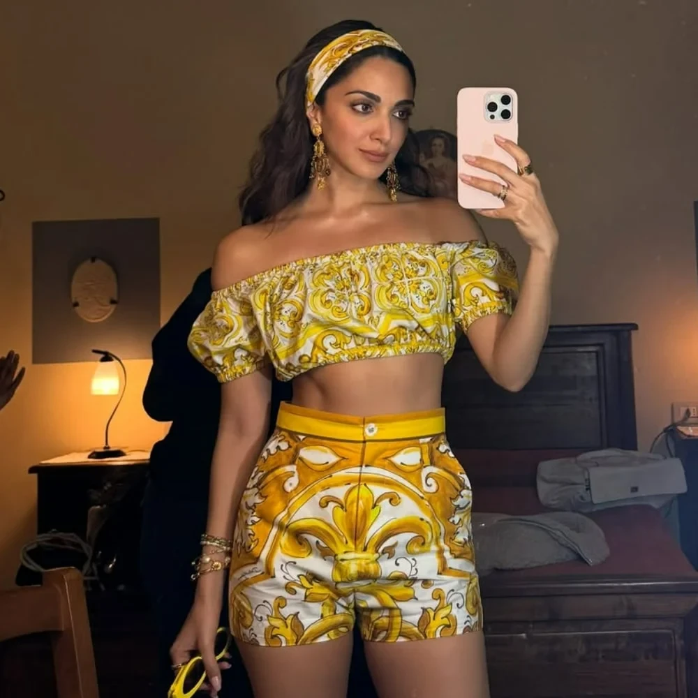 Kiara Advani wears Rs 1,50,000 yellow Dolce & Gabbana outfit in War 2's Aavan Jaavan song and it sets European summer vibe