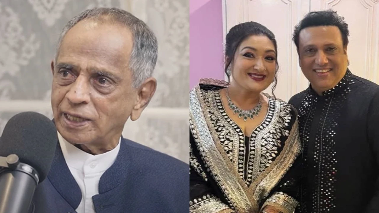 Pahlaj Nihalani and Govinda and Sunita Ahuja (via YouTube and Instagram/Sunita Ahuja) (Image Courtesy: YouTube and Instagram)