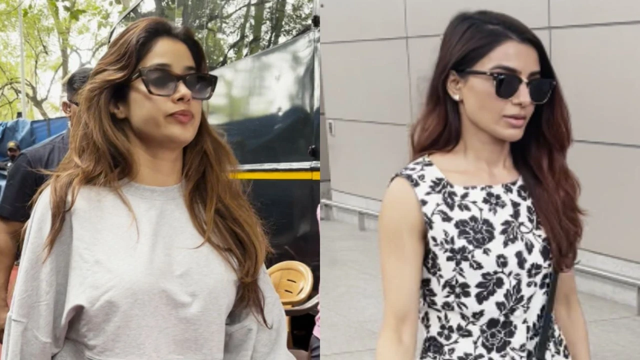 Style Check: Janhvi Kapoor rocks body-hugging tracksuit while Samantha Ruth Prabhu keeps it effortless at airport