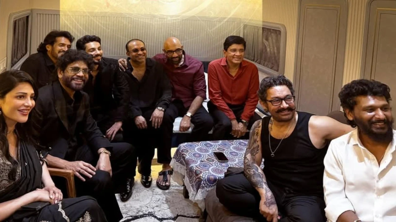 Aamir Khan makes Nagarjuna, Lokesh Kanagaraj, Shruti Haasan and other Coolie actors watch SZP (PC: Aamir Khan Productions, X) Aamir Khan makes Nagarjuna, Lokesh Kanagaraj, Shruti Haasan and other Coolie actors watch SZP