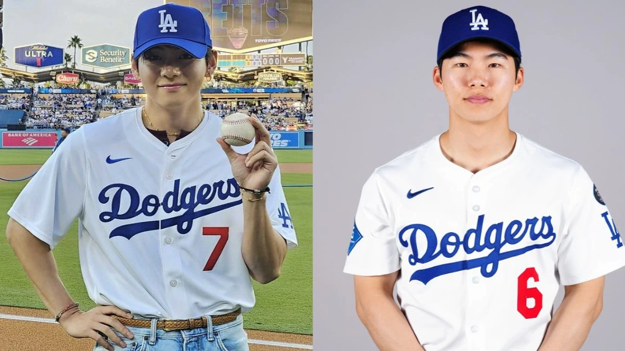 BTS' V: courtesy of BTS' X, Kim Hyeseong: courtesy of Getty Images