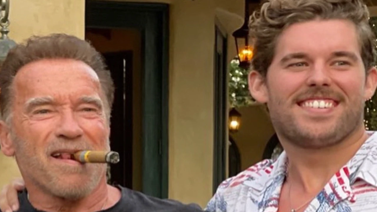 Arnold Schwarzenegger and Christopher Schwarzenegger via Instagram Instagram