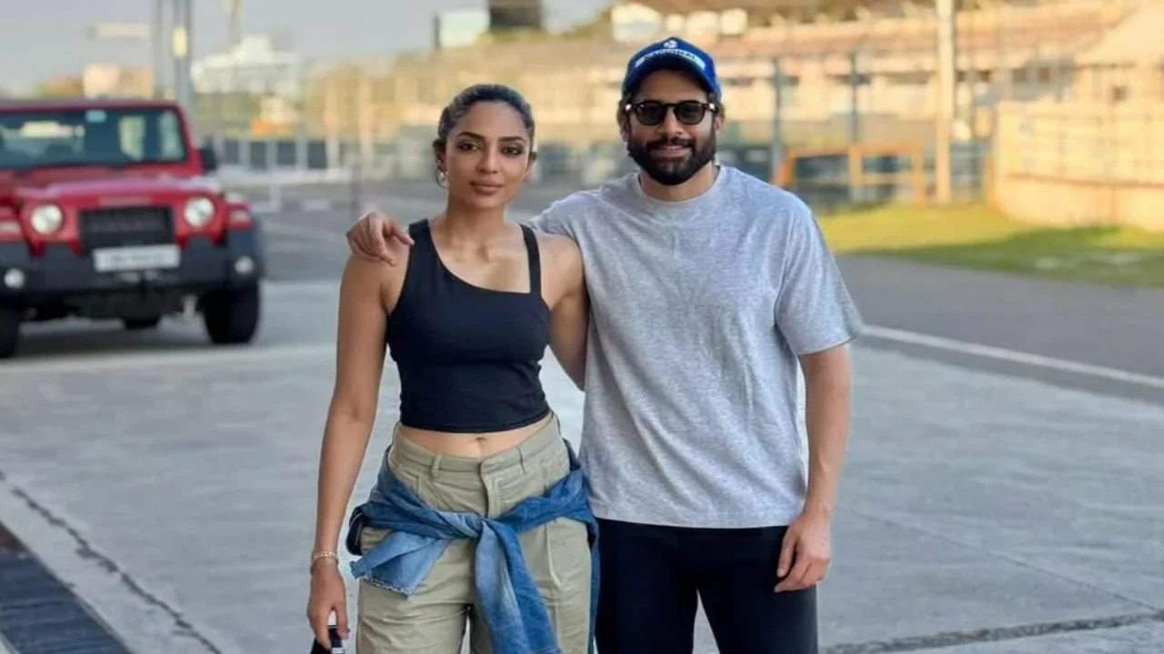 Naga Chaitanya picks wife Sobhita Dhulipala from airport (Pic Credit: Naga Chaitanya Instagram) Naga Chaitanya, Sobhita Dhulipala