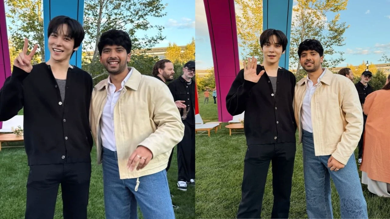 Armaan Malik and ATEEZ’s Yunho: courtesy of Armaan Malik's Instagram
