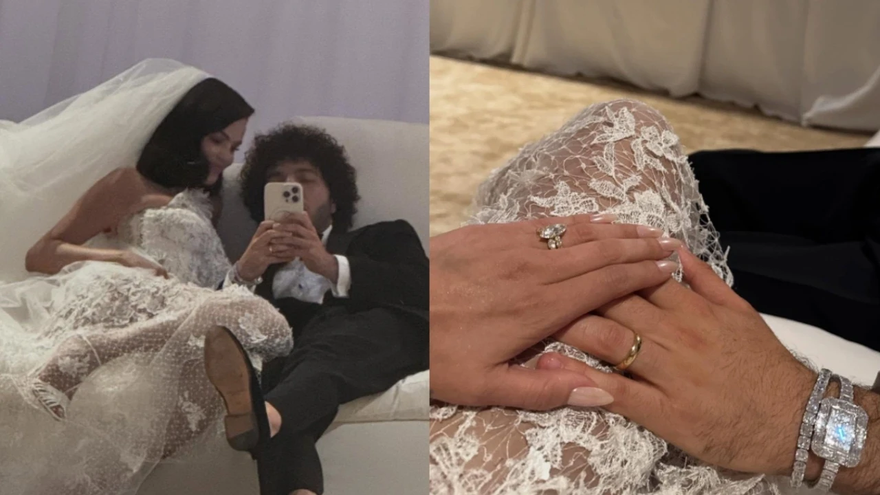 Benny Blanco Gushes Over Wife Selena Gomez in Wedding BTS Pics: ‘My Real-Life Disney Princess’