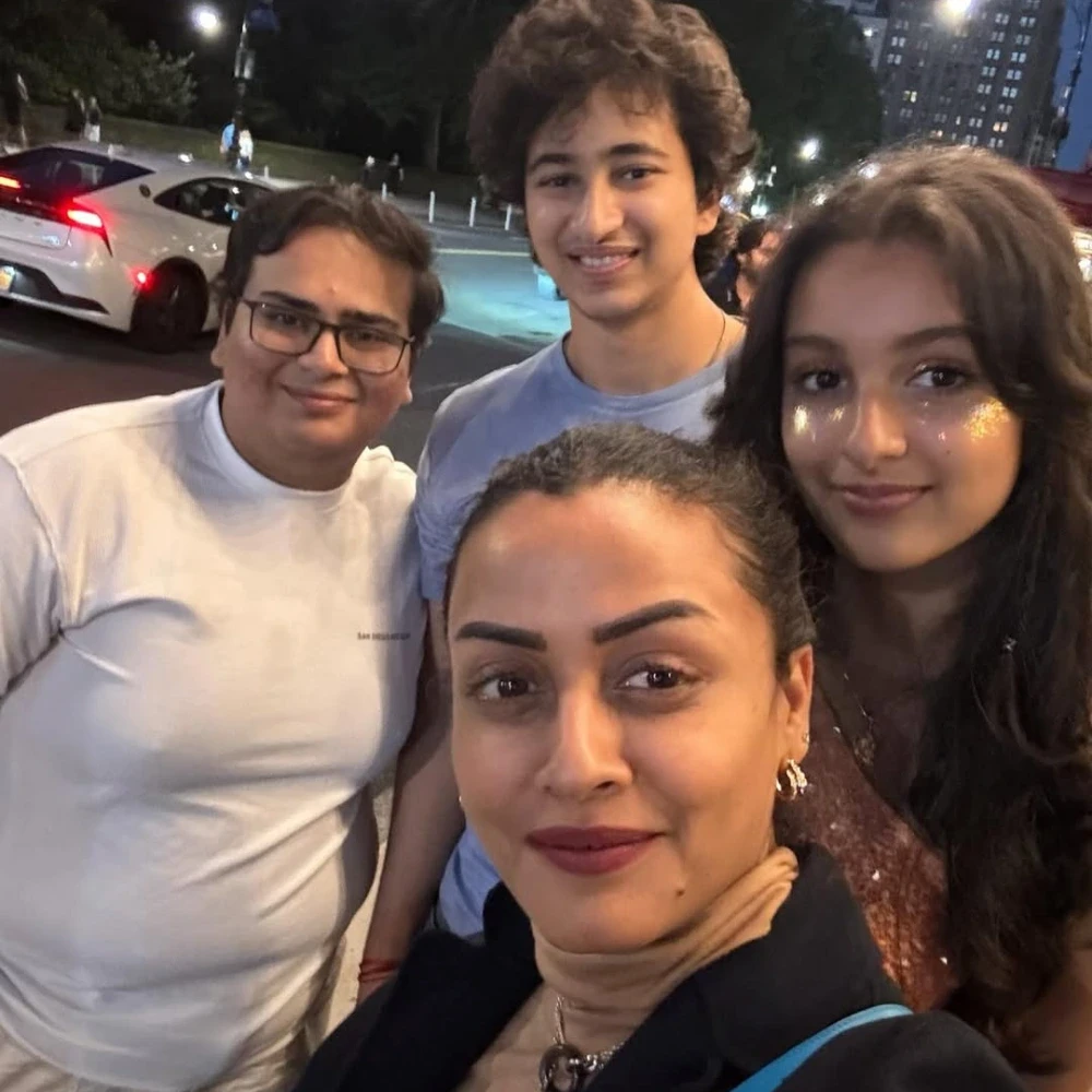 Namrata Shirodkar and kids Gautam, Sitara spend a dazzling night living it up at Lady Gaga concert - PICS